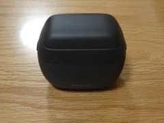 Matte-black Panasonic ES-PV3A-K shaver with its protective cap fitted