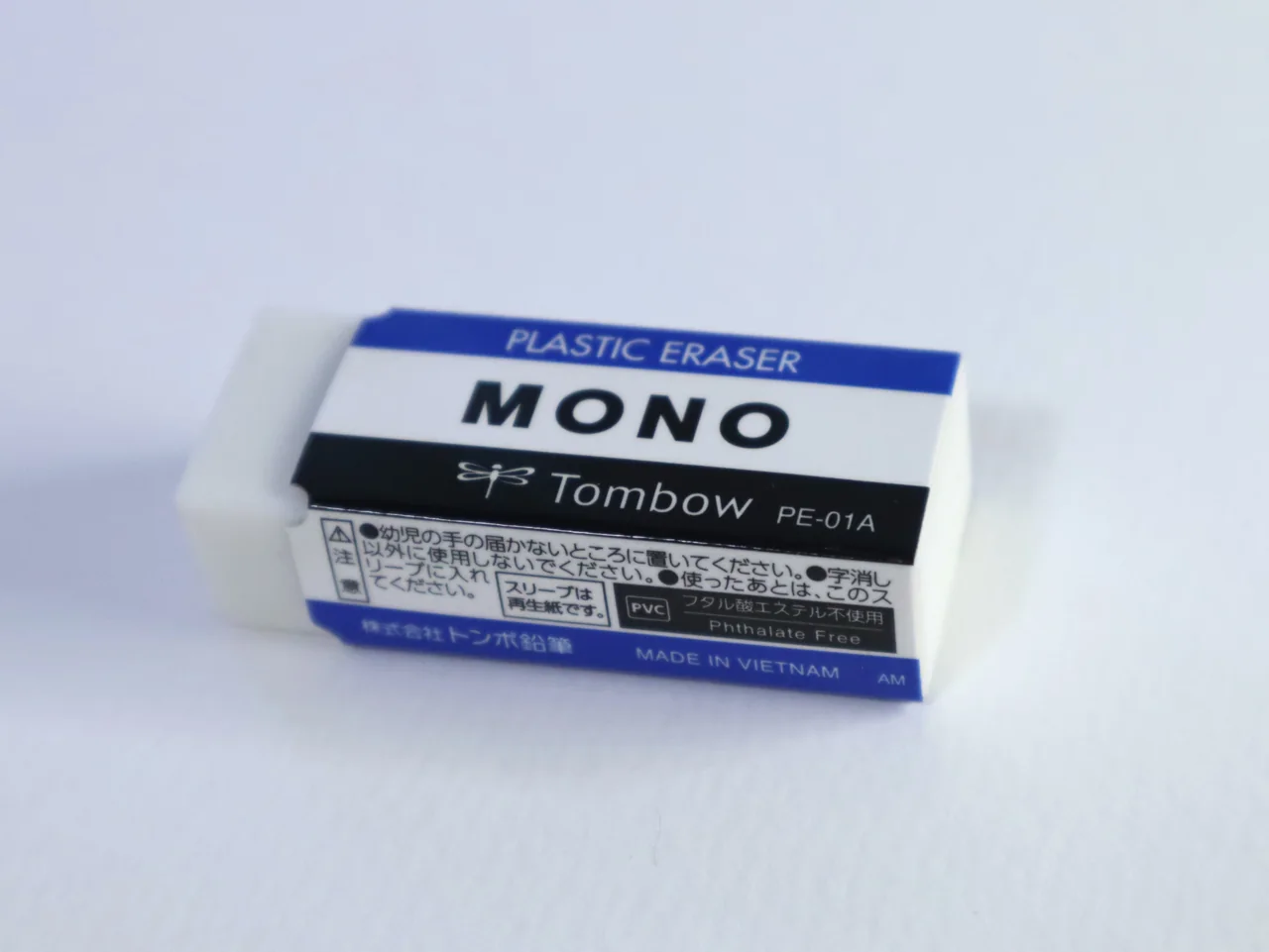 MONO Eraser; One eraser is pictured.